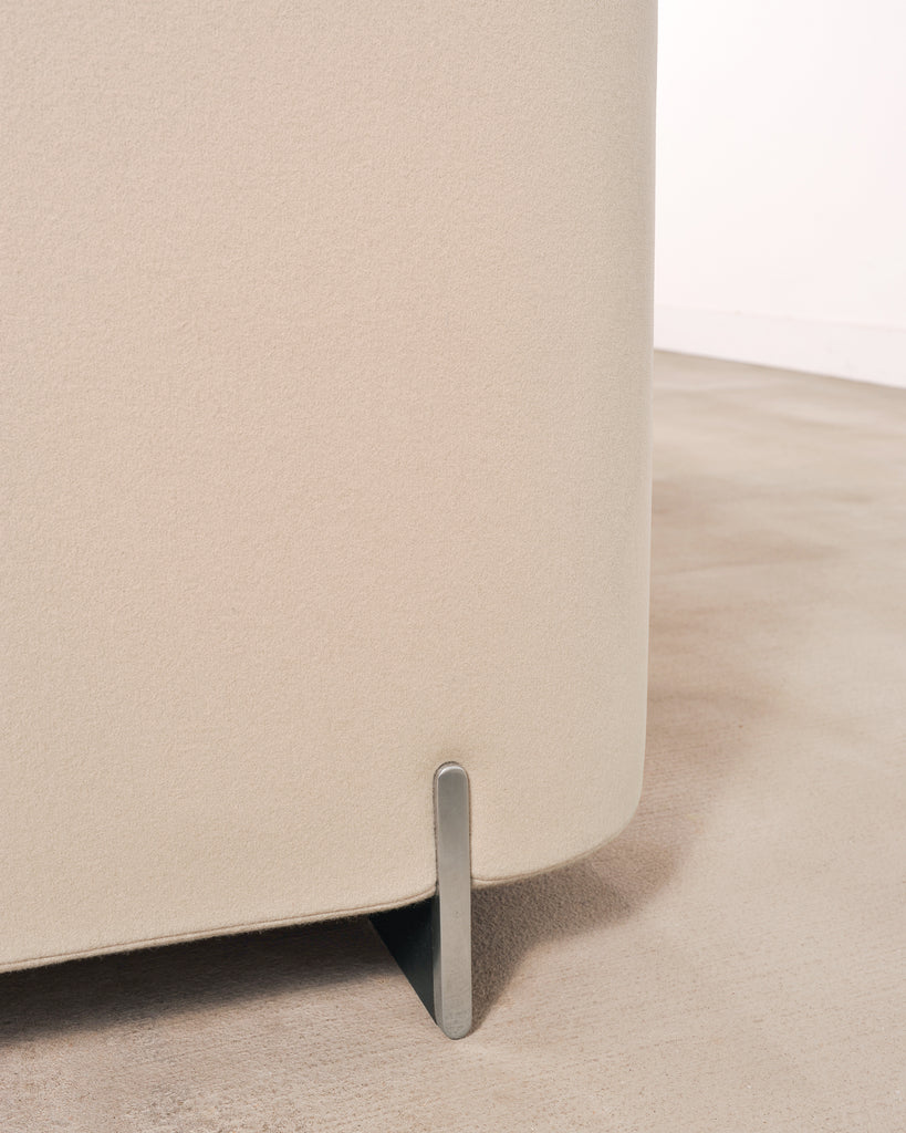 Eric Jourdan for Ligne Roset Snowdonia Cream Modernist Sofa