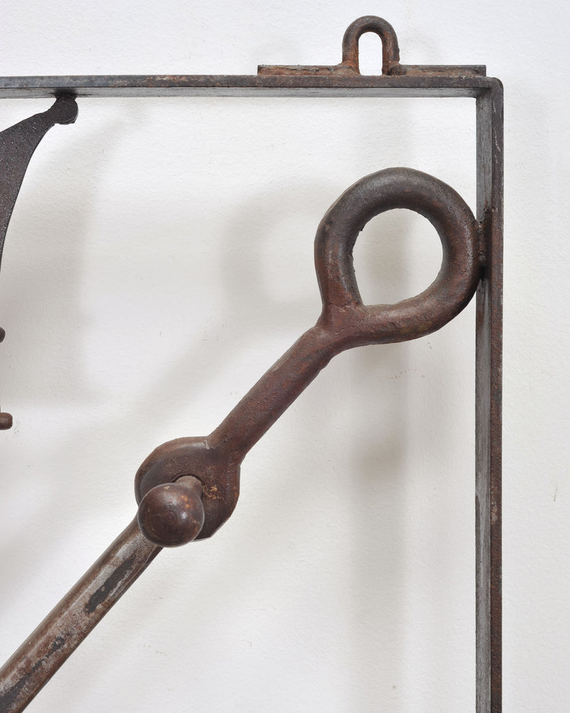 British Crown & Anchor Iron Hanging Tavern or Pub Sign