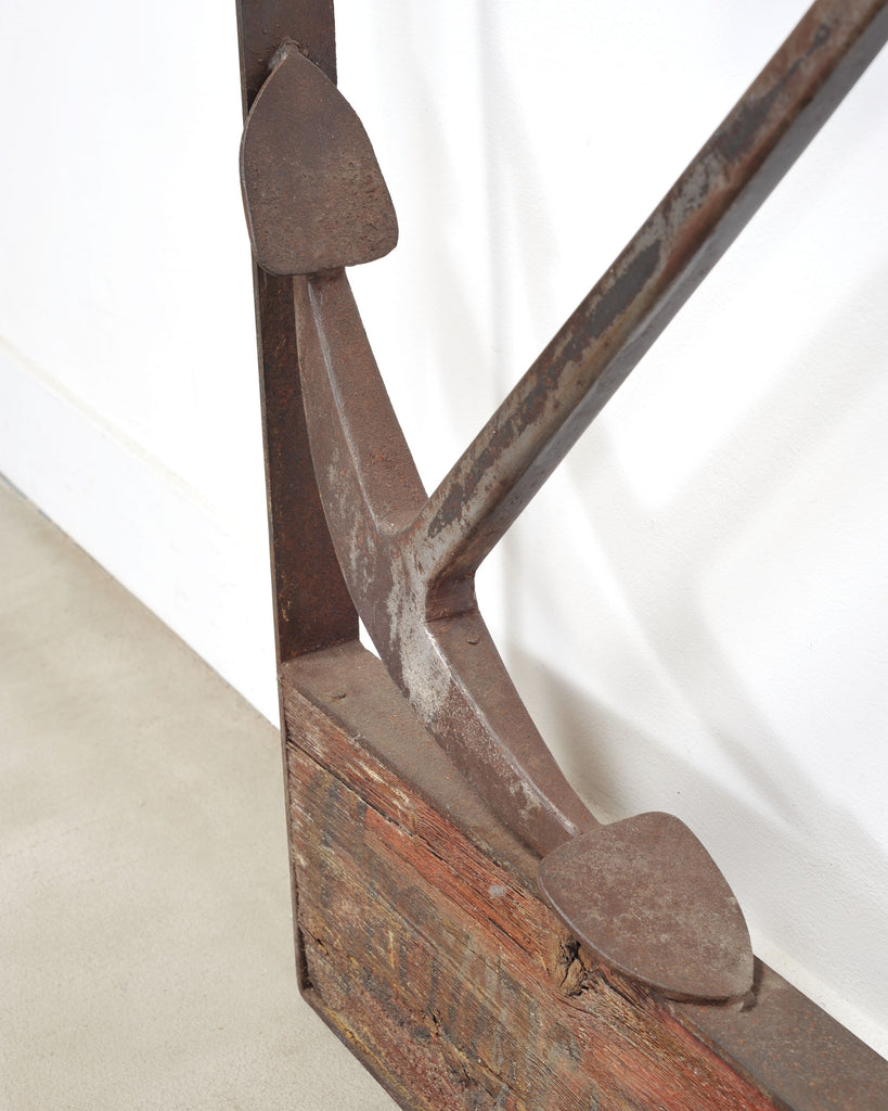British Crown & Anchor Iron Hanging Tavern or Pub Sign