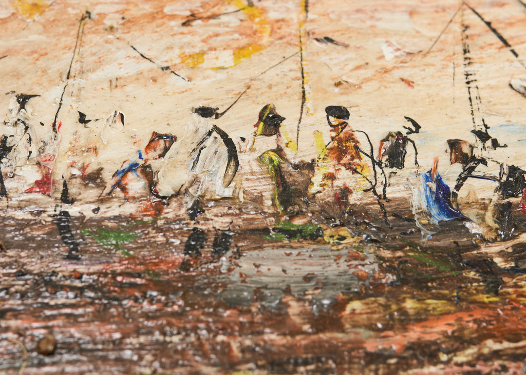 Pascal Cucaro Oil Board Midcentury Painting