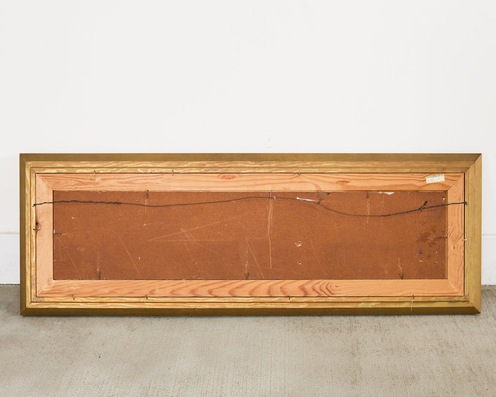 Pascal Cucaro Oil Board Midcentury Painting