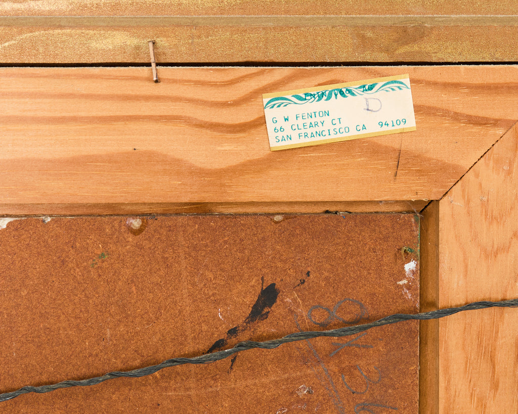 Pascal Cucaro Oil Board Midcentury Painting