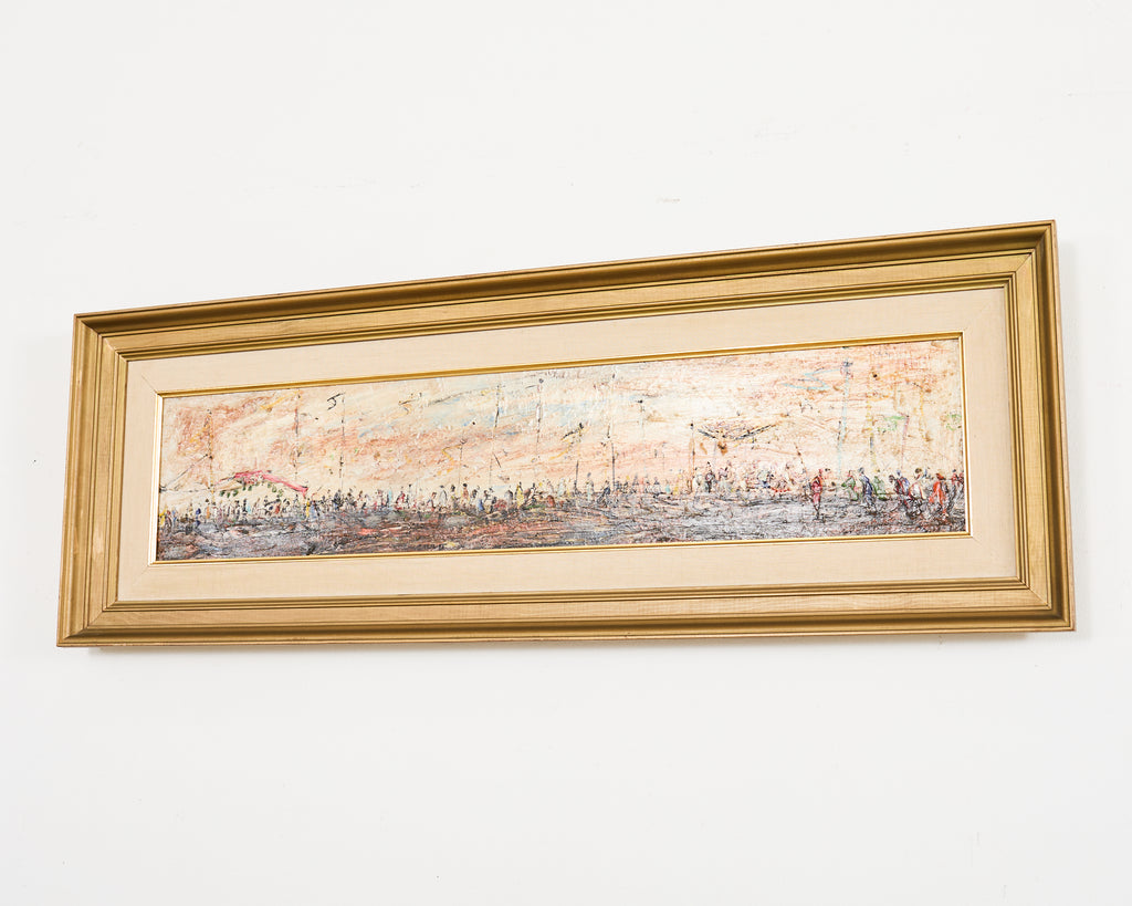 Pascal Cucaro Oil Board Midcentury Painting