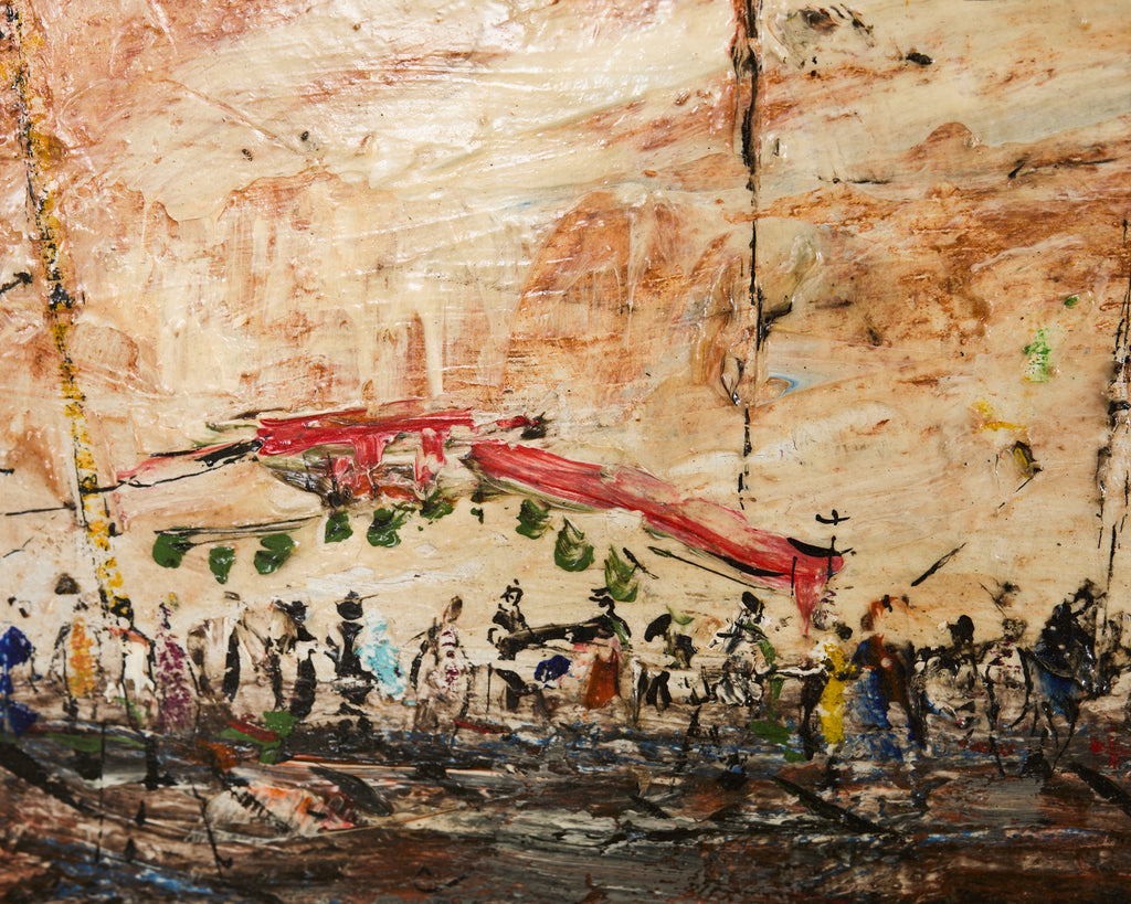 Pascal Cucaro Oil Board Midcentury Painting