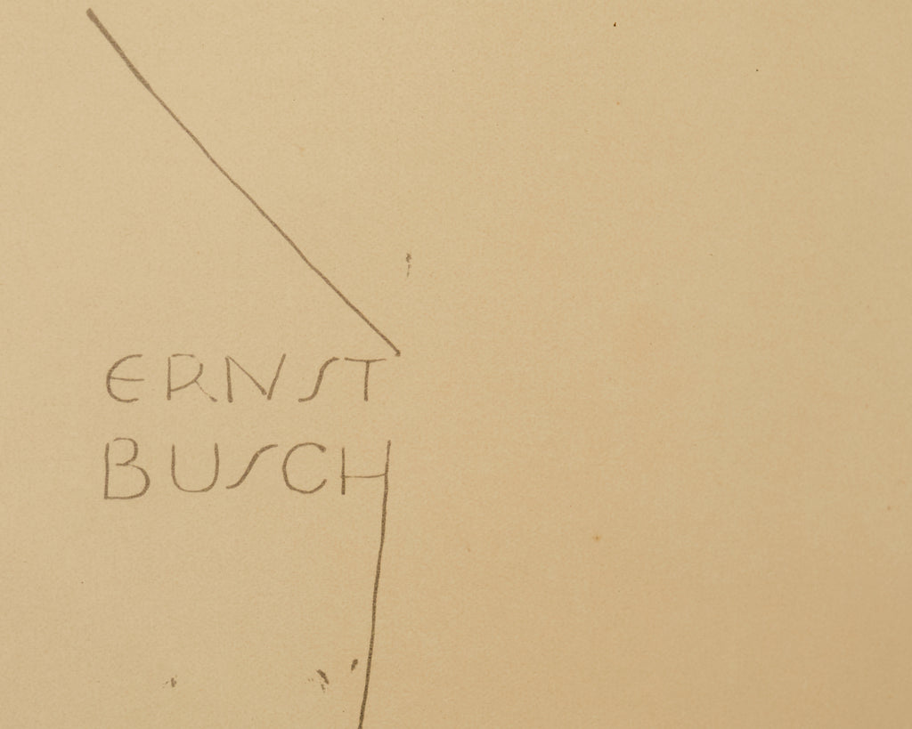 20th Century Ernst Busch European Commercial Art Poster