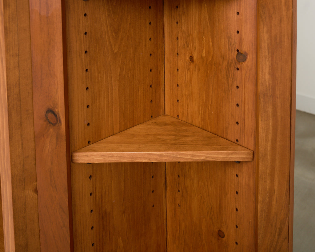 Monumental Pine Bookcase Sectional Wall Library 15 ft.