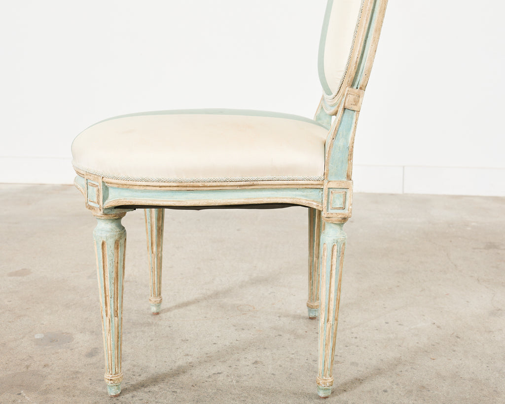 Dennis & Leen Louis XVI Style Painted Dining Chair