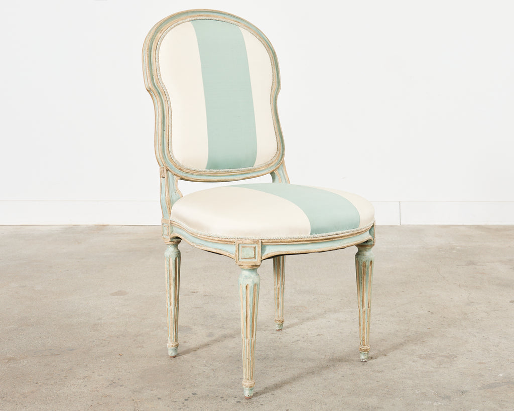 Dennis & Leen Louis XVI Style Painted Dining Chair