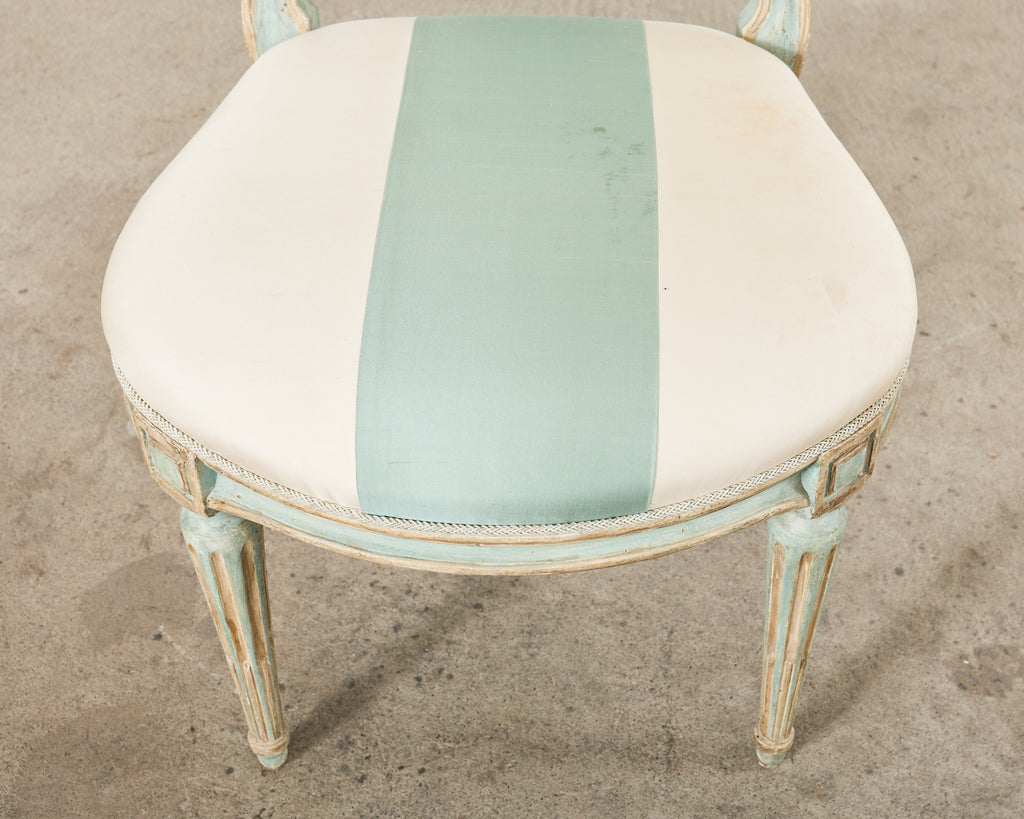 Dennis & Leen Louis XVI Style Painted Dining Chair