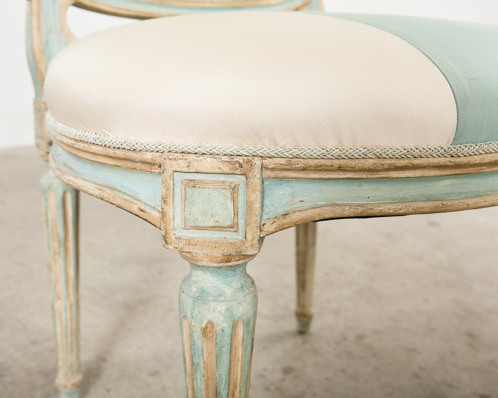 Dennis & Leen Louis XVI Style Painted Dining Chair