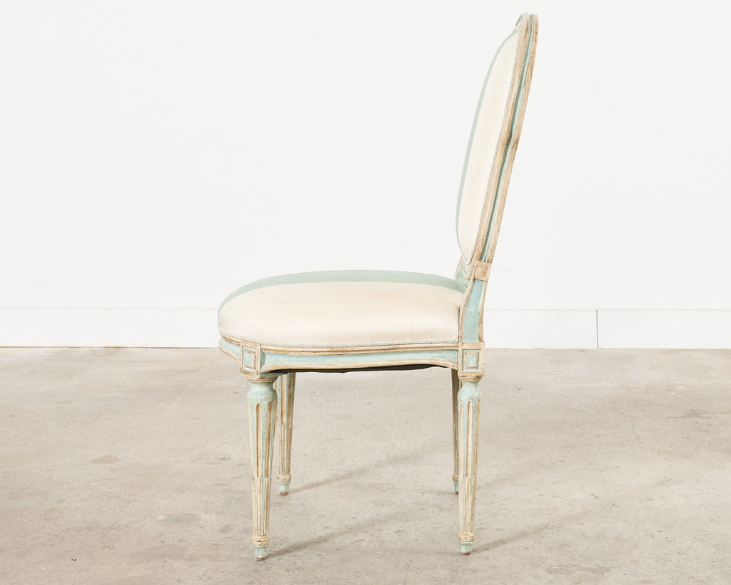 Dennis & Leen Louis XVI Style Painted Dining Chair