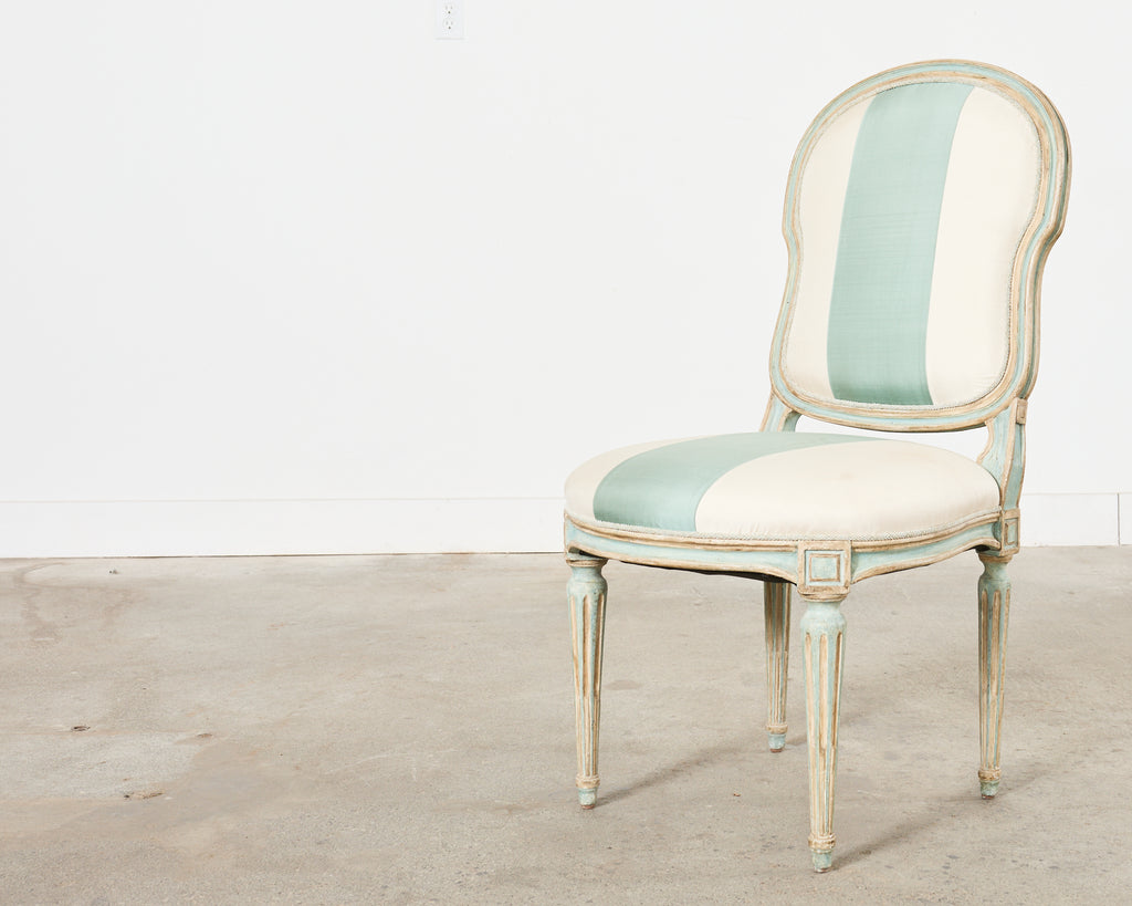 Dennis & Leen Louis XVI Style Painted Dining Chair