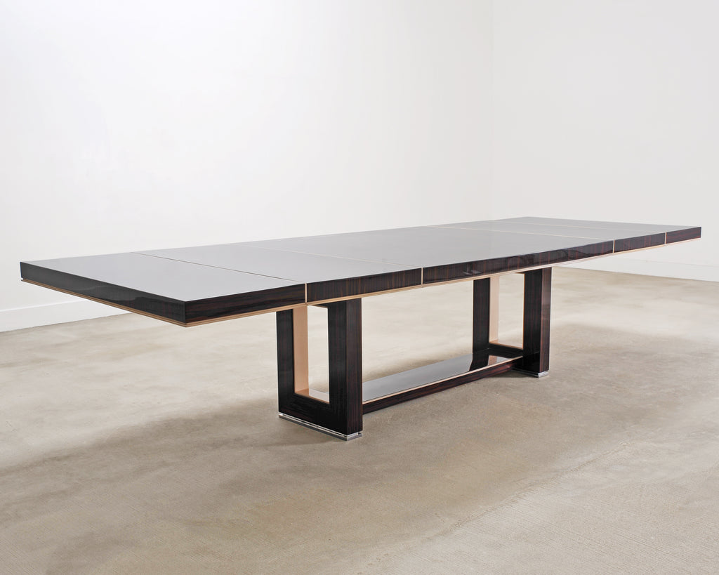 Dakota Jackson Macassar Ebony "Grand" Dining Table 11 Ft.