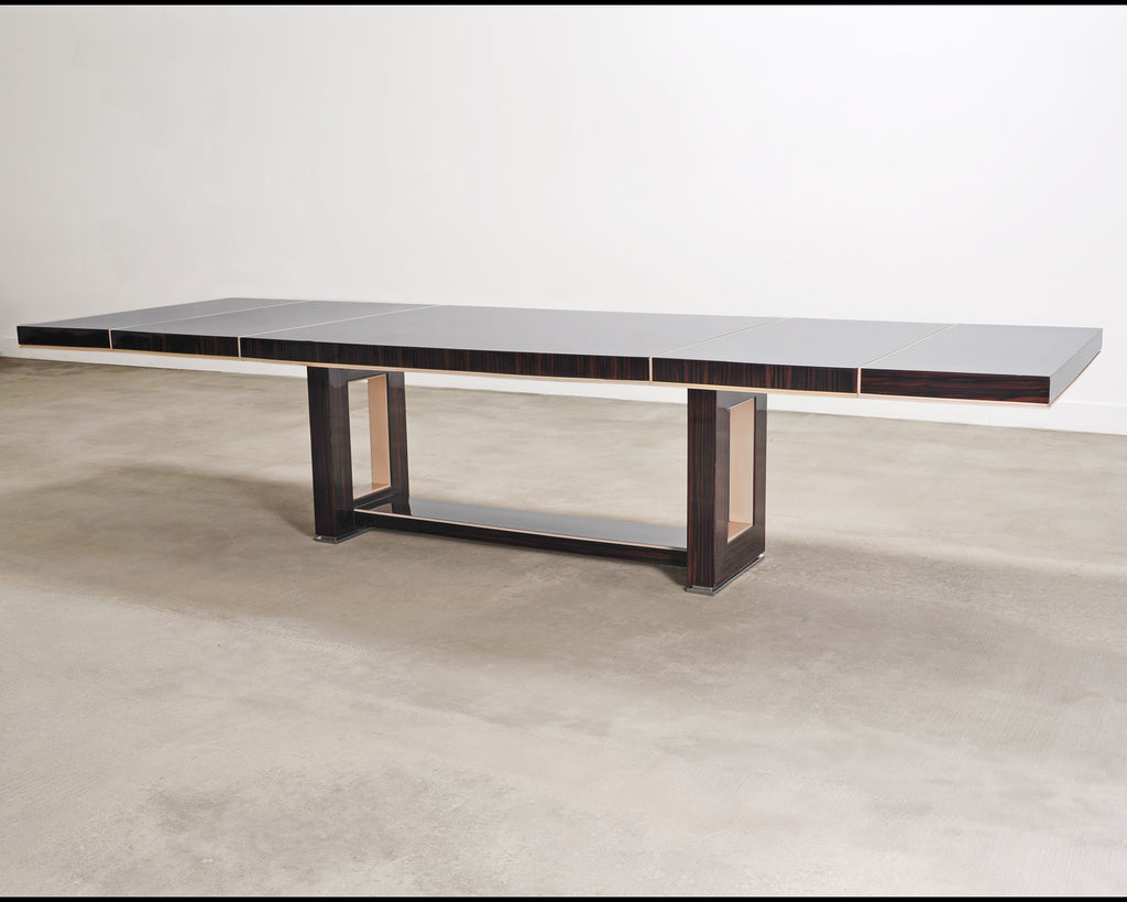Dakota Jackson Macassar Ebony "Grand" Dining Table 11 Ft.