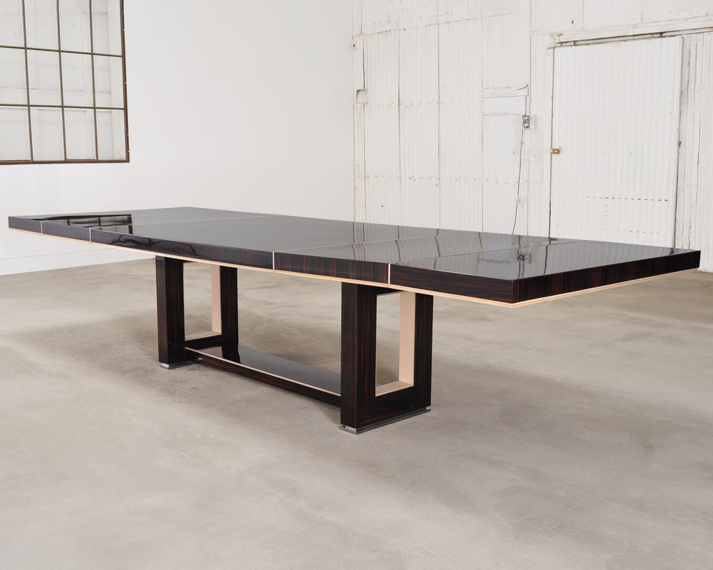 Dakota Jackson Macassar Ebony "Grand" Dining Table 11 Ft.