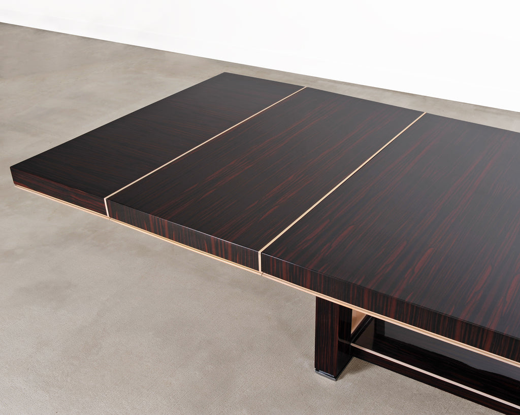 Dakota Jackson Macassar Ebony "Grand" Dining Table 11 Ft.