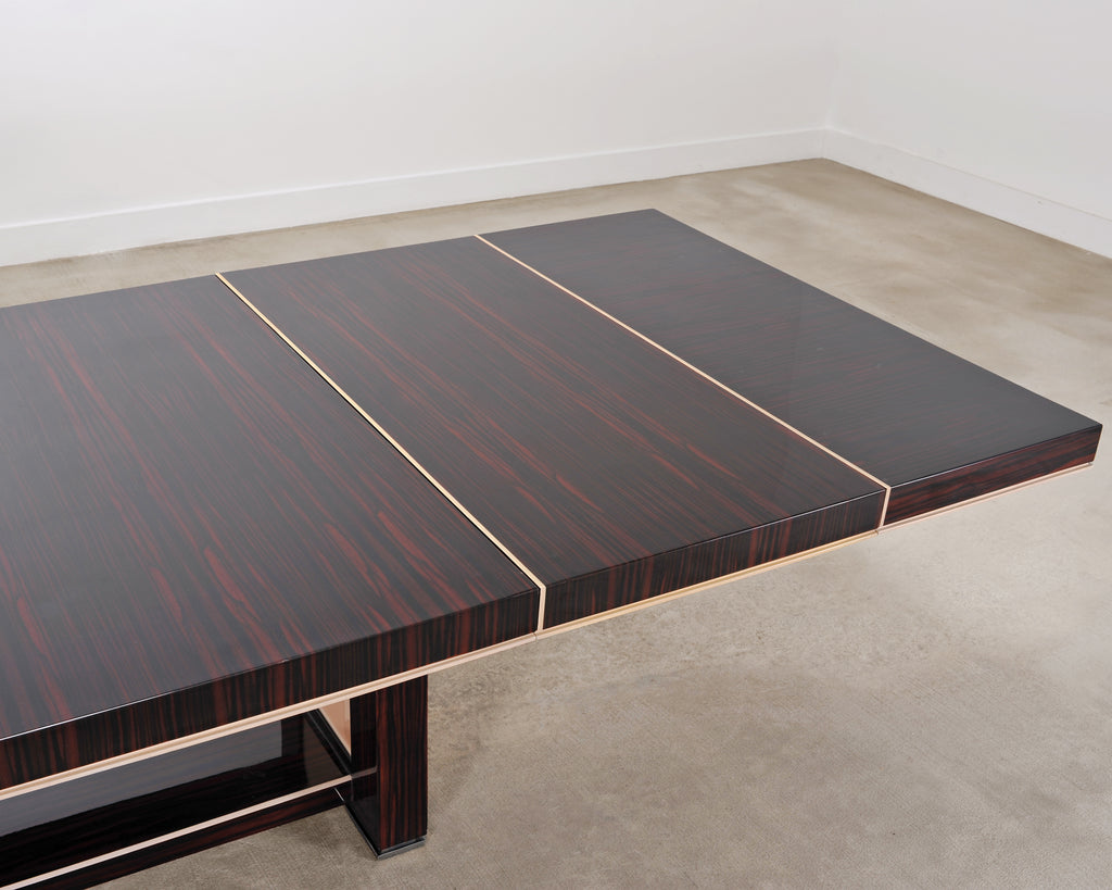 Dakota Jackson Macassar Ebony "Grand" Dining Table 11 Ft.
