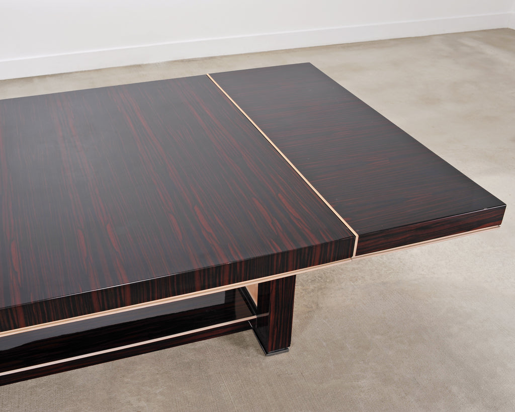 Dakota Jackson Macassar Ebony "Grand" Dining Table 11 Ft.