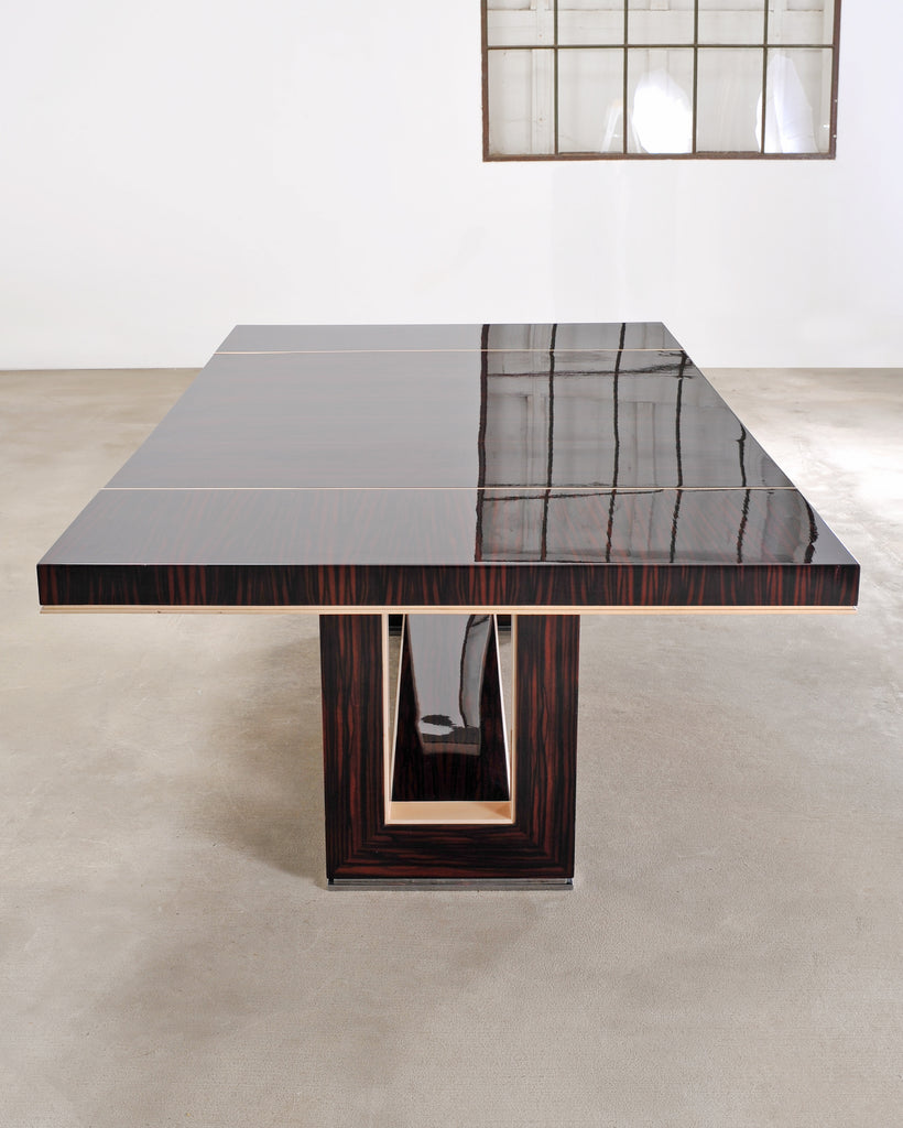 Dakota Jackson Macassar Ebony "Grand" Dining Table 11 Ft.