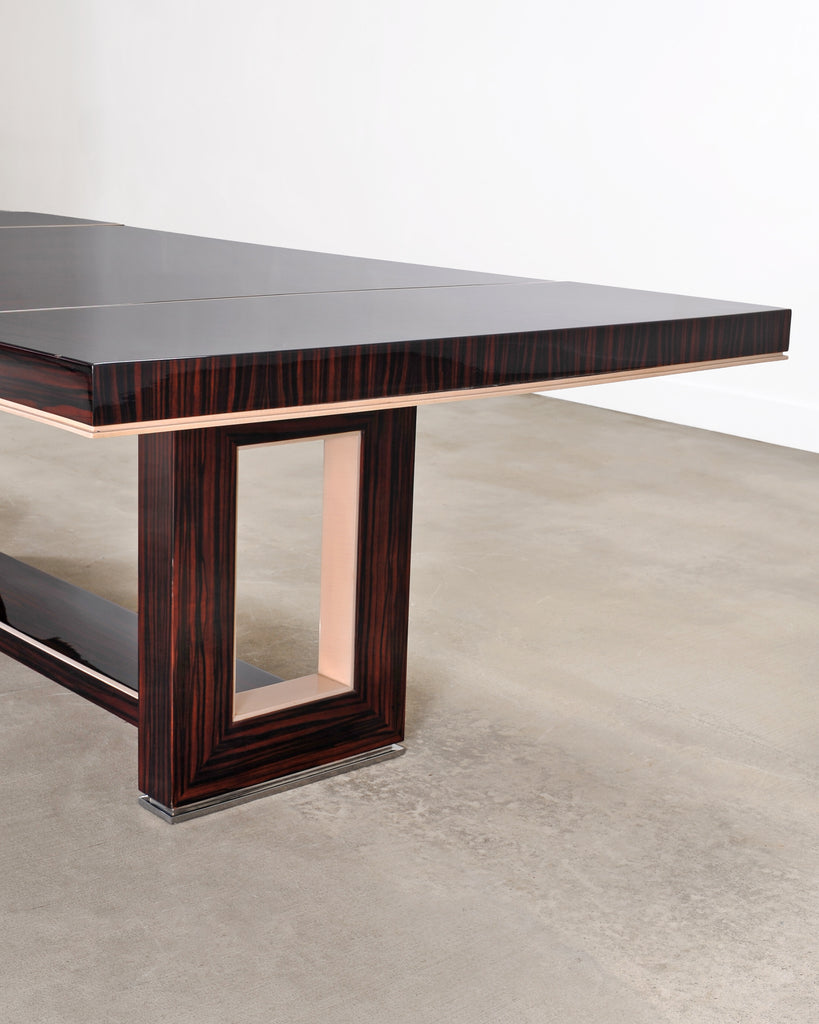 Dakota Jackson Macassar Ebony "Grand" Dining Table 11 Ft.
