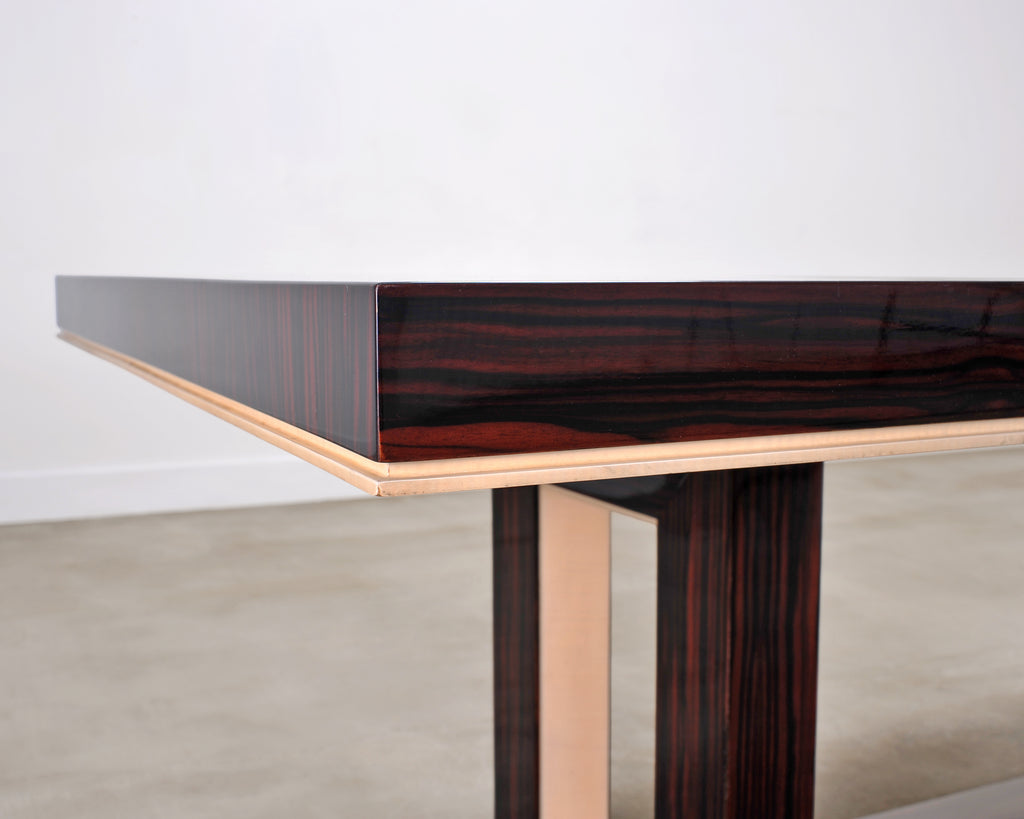 Dakota Jackson Macassar Ebony "Grand" Dining Table 11 Ft.