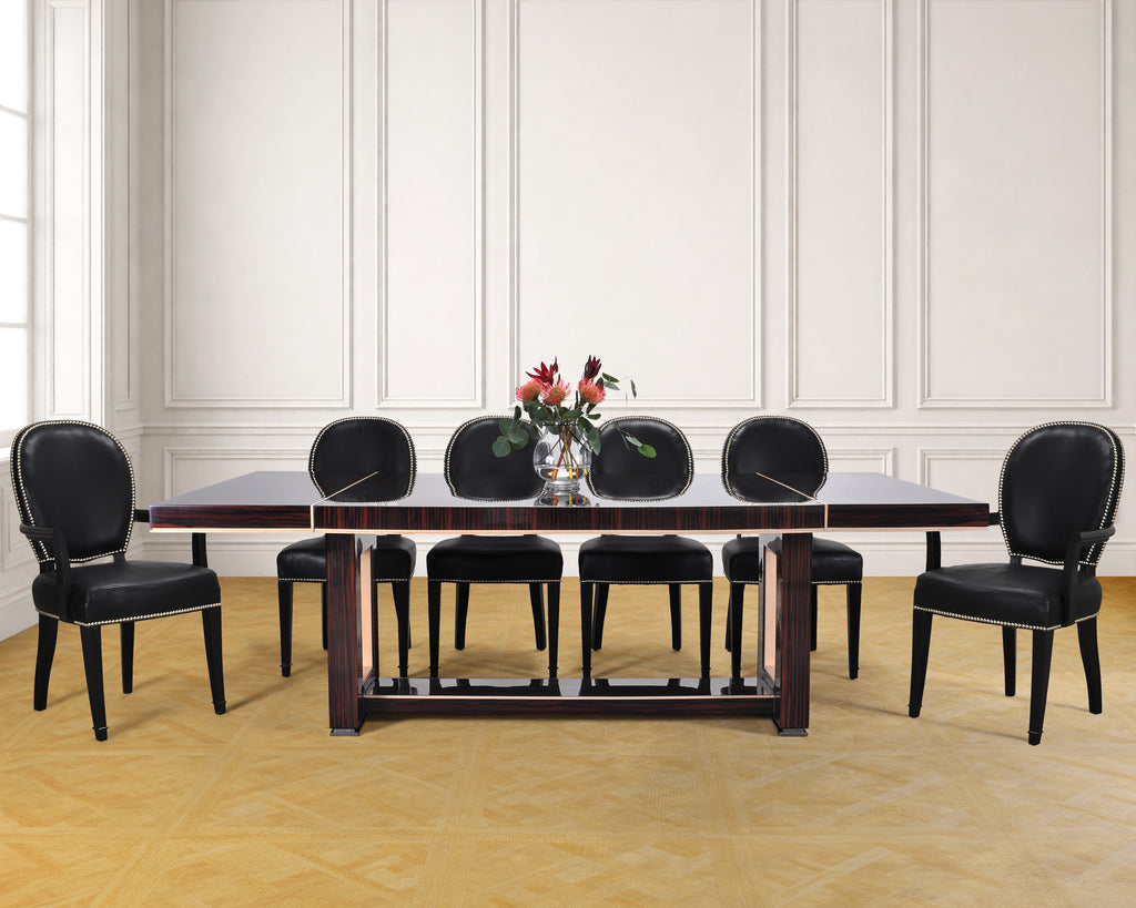 Dakota Jackson Macassar Ebony "Grand" Dining Table 11 Ft.