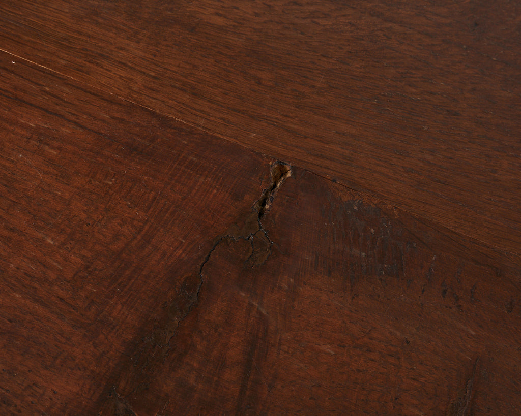 Country French Provincial Style Oak Farmhouse Trestle Dining Table