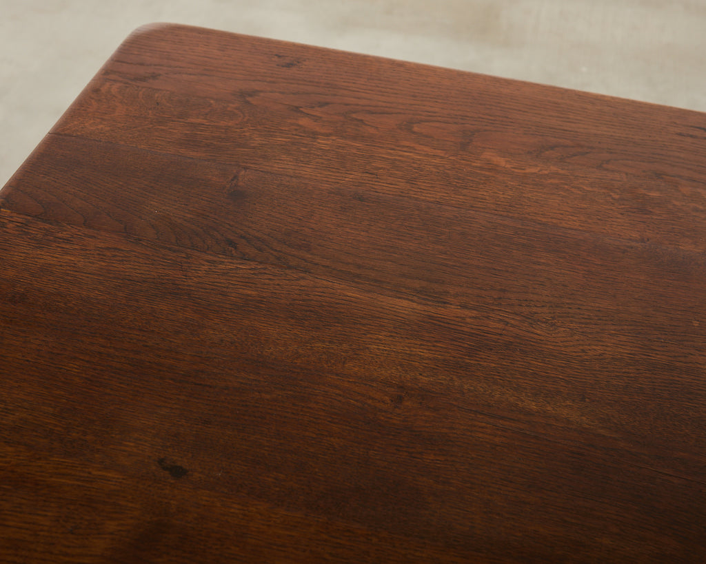 Country French Oak Farmhouse Trestle Dining Table