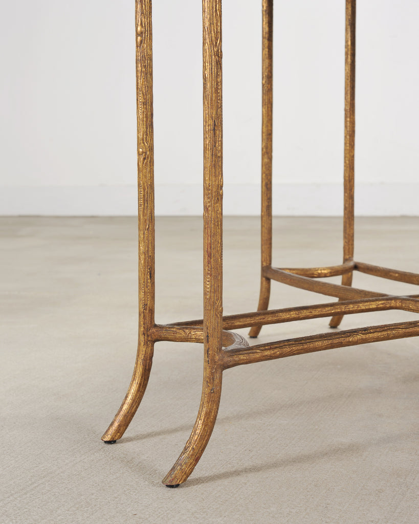 Dennis & Leen Chinoiserie Iron Gilt Tall Tray Cocktail Table