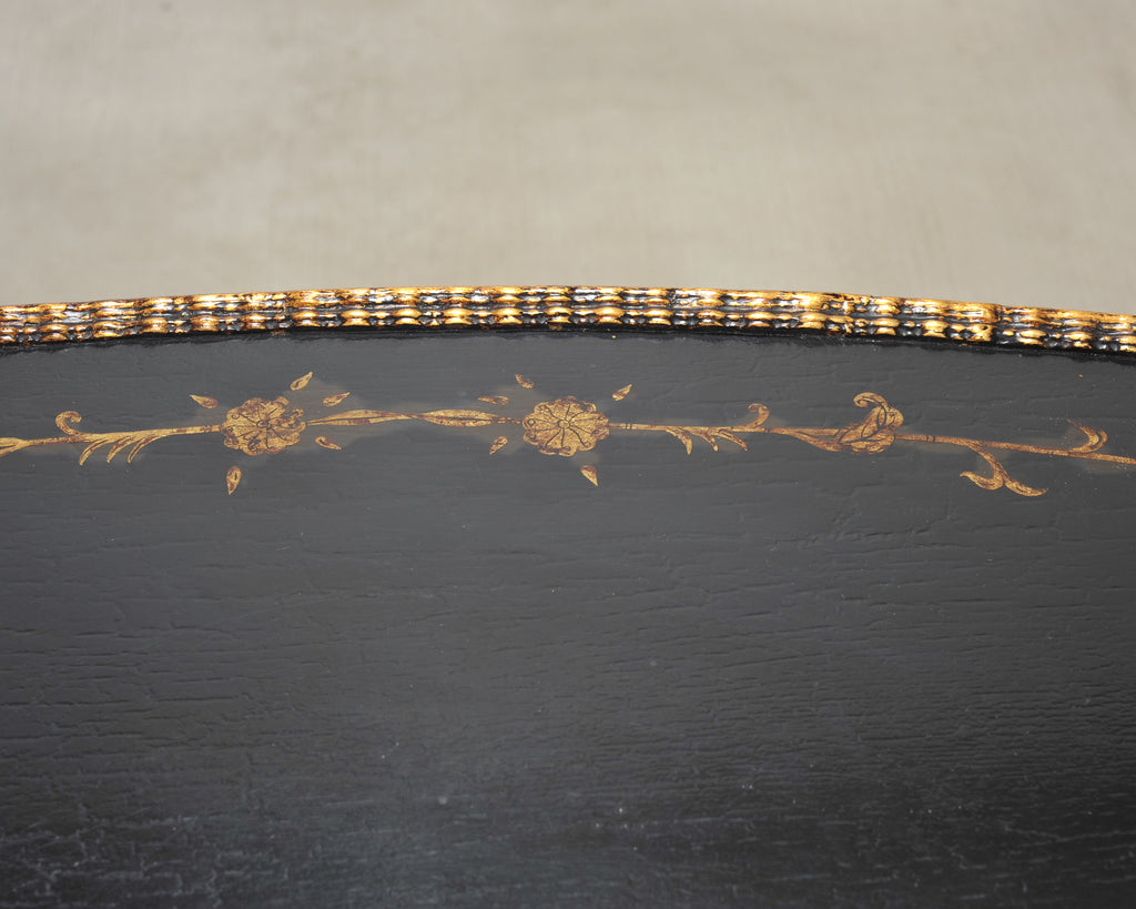 Dennis & Leen Chinoiserie Iron Gilt Tall Tray Cocktail Table