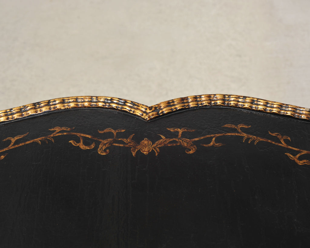 Dennis & Leen Chinoiserie Iron Gilt Tall Tray Cocktail Table