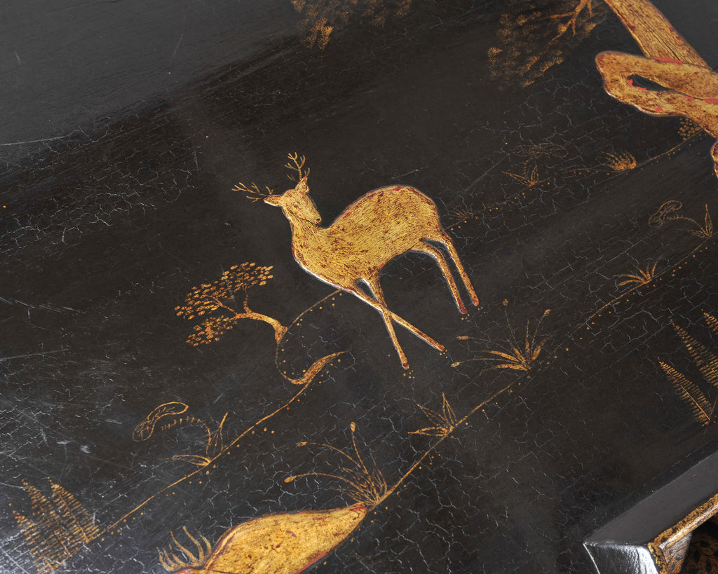 Rose Tarlow Scalloped Coffee Table Chinoiserie Lacquered