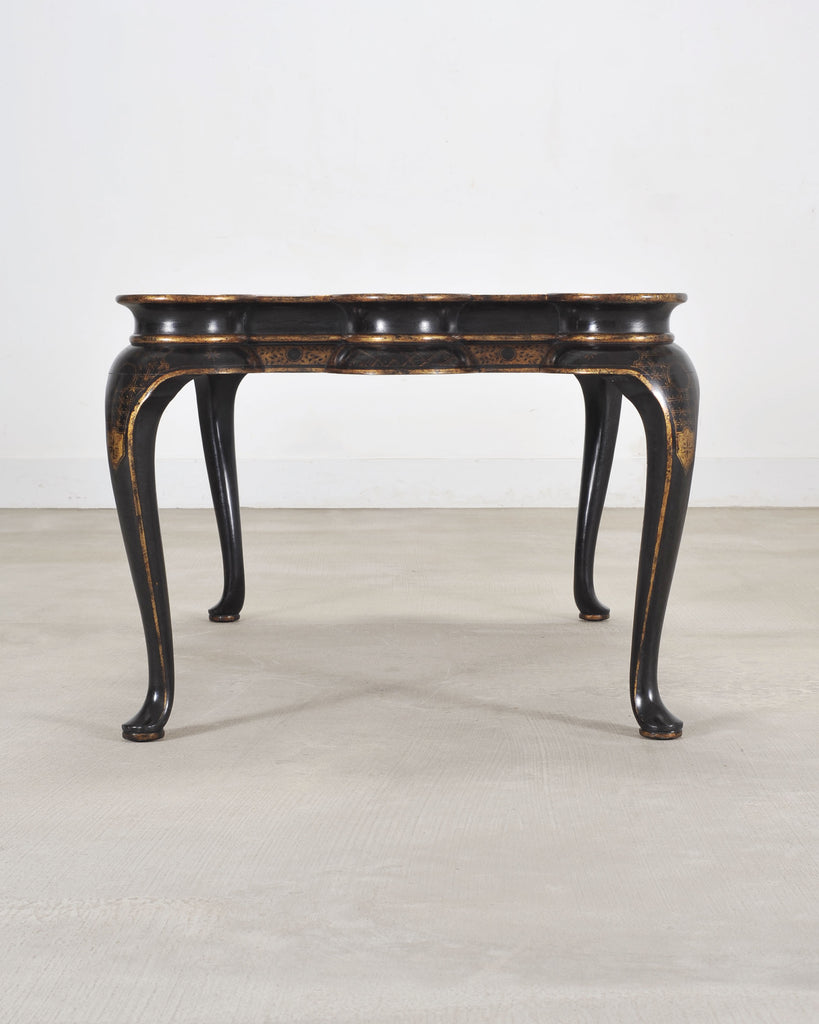 Rose Tarlow Scalloped Coffee Table Chinoiserie Lacquered