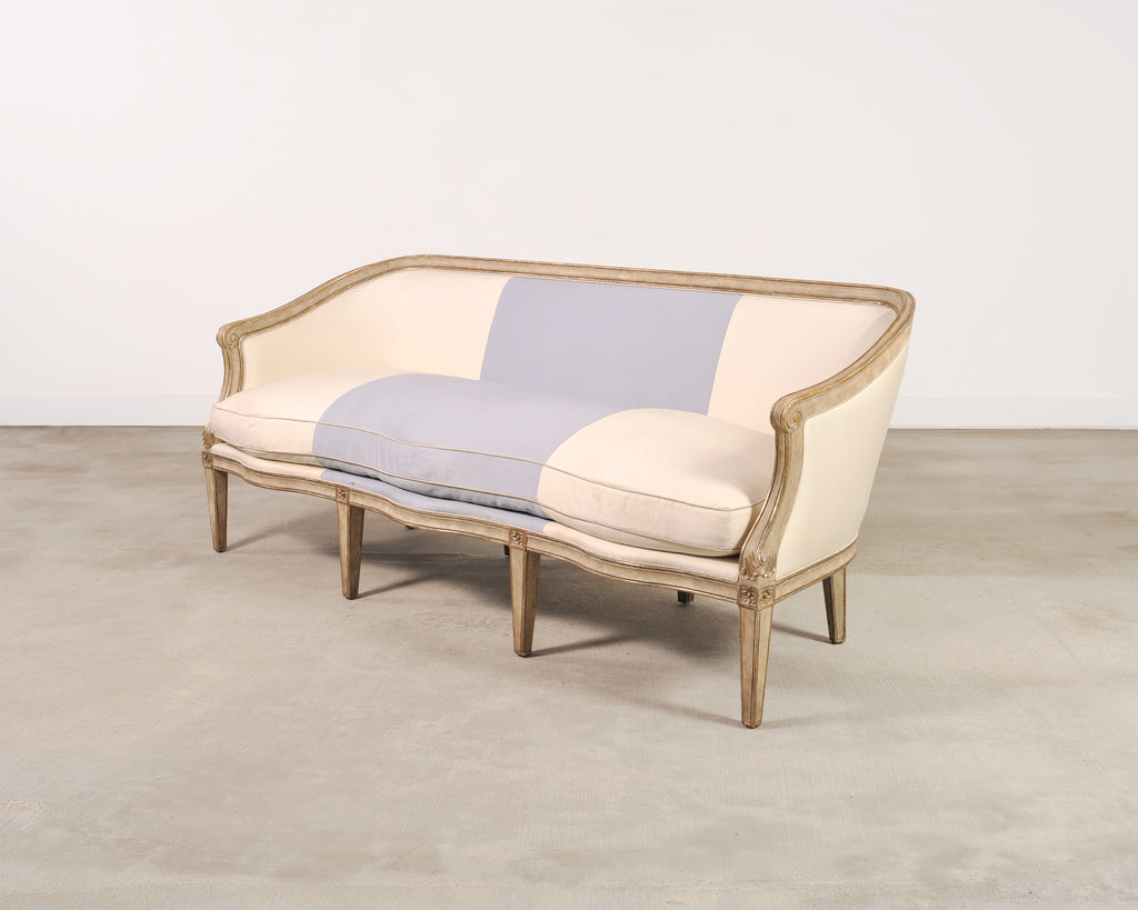 Dennis & Leen Neoclassical Style Italian Settee Cabriole Sofa