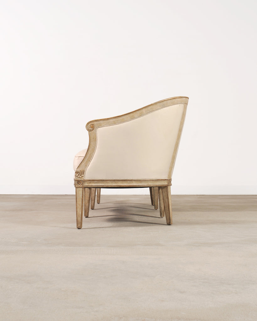 Dennis & Leen Neoclassical Style Italian Settee Cabriole Sofa