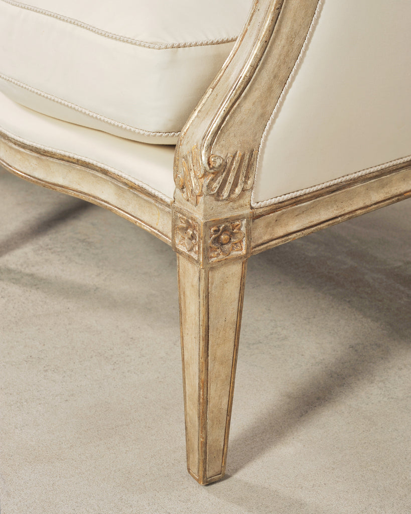 Dennis & Leen Neoclassical Style Italian Settee Cabriole Sofa