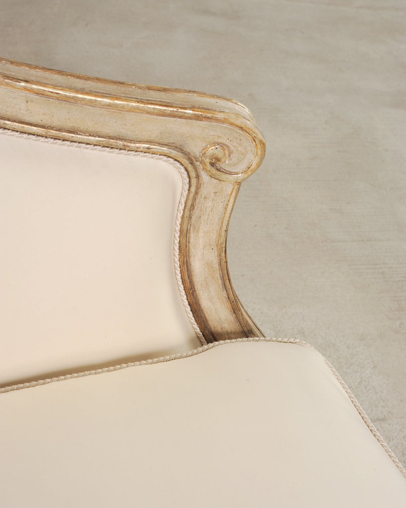 Dennis & Leen Neoclassical Style Italian Settee Cabriole Sofa