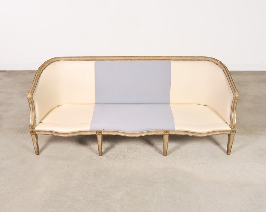 Dennis & Leen Neoclassical Style Italian Settee Cabriole Sofa