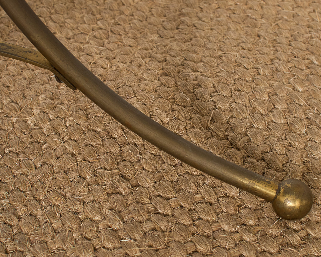 Patinated Bronze Brass Lotus Leaf Tiered Dessert Stand