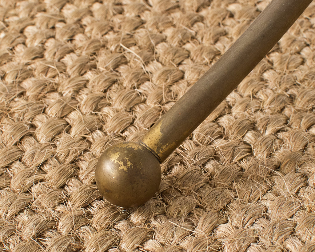 Patinated Bronze Brass Lotus Leaf Tiered Dessert Stand