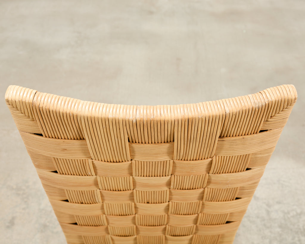John Hutton for Donghia Block Island Rattan Cane Dining Chair
