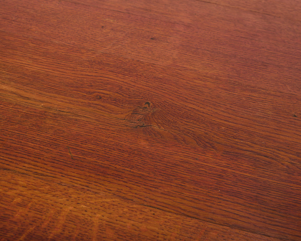 Country French Provincial Style Oak Farmhouse Trestle Dining Table