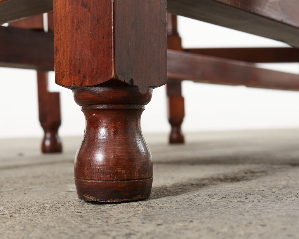 Dennis and Leen Georgian Style Drop-leaf Oval Dining Table