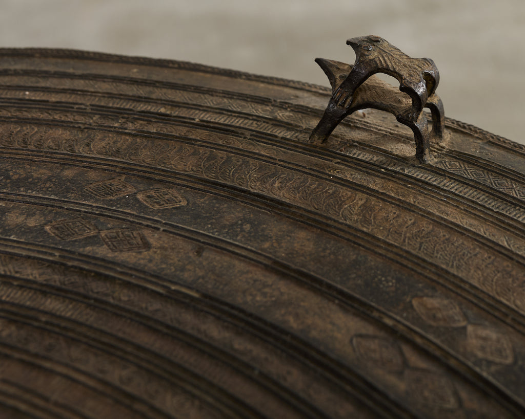 Southeast Asian Bronze Rain Drum or Drinks Table