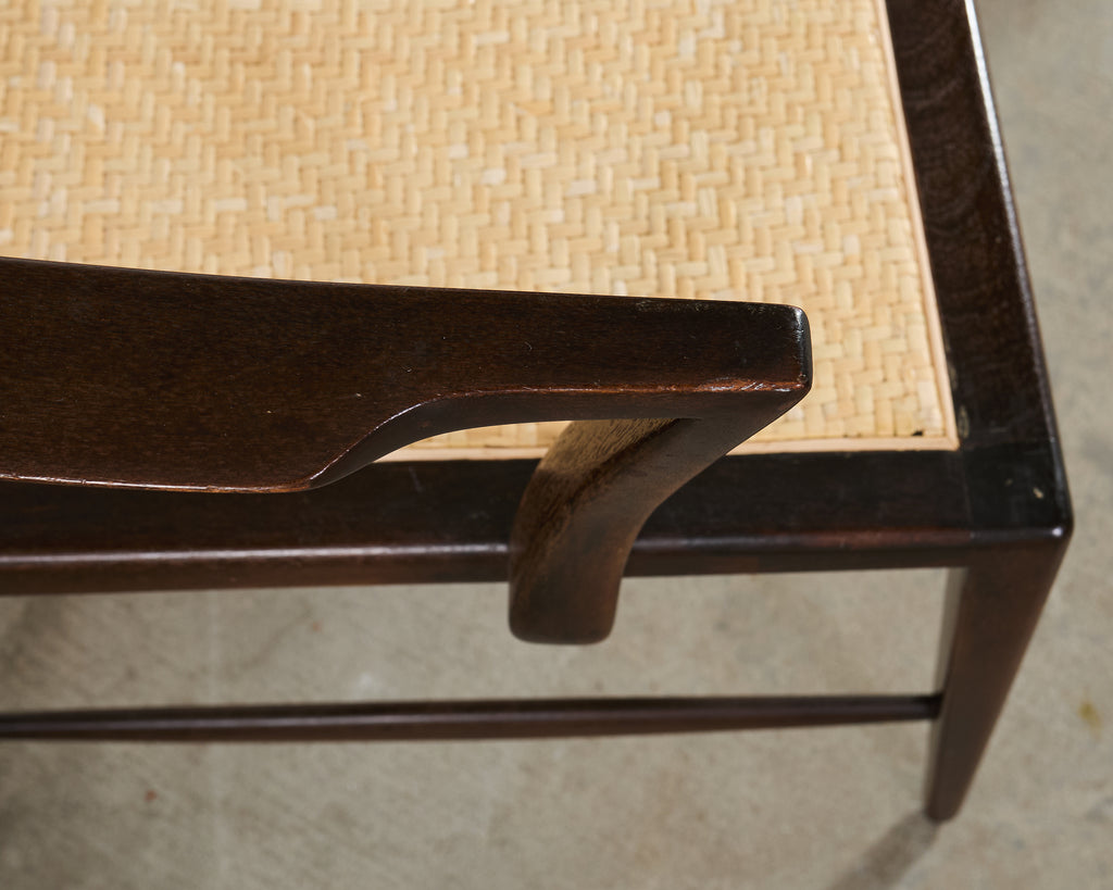 Set of Four Antler Dining Chairs by Edward Wormley for Dunbar