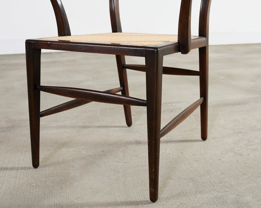 Set of Four Antler Dining Chairs by Edward Wormley for Dunbar