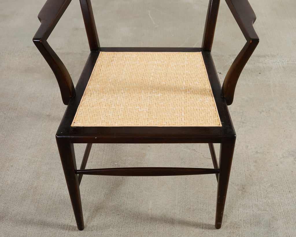 Set of Four Antler Dining Chairs by Edward Wormley for Dunbar