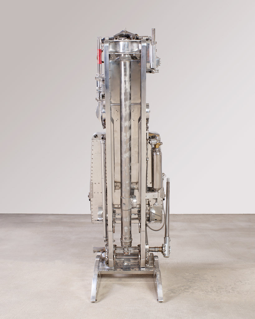 Martin-Baker MK2 Ejection Seat, Polished Aluminum, Mid-Century Art