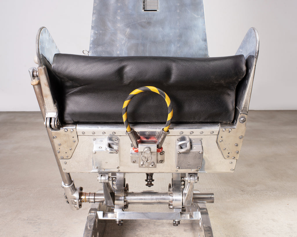 Martin-Baker MK2 Ejection Seat, Polished Aluminum, Mid-Century Art