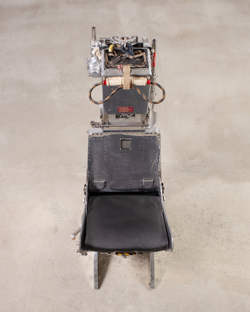 Martin-Baker MK2 Ejection Seat, Polished Aluminum, Mid-Century Art
